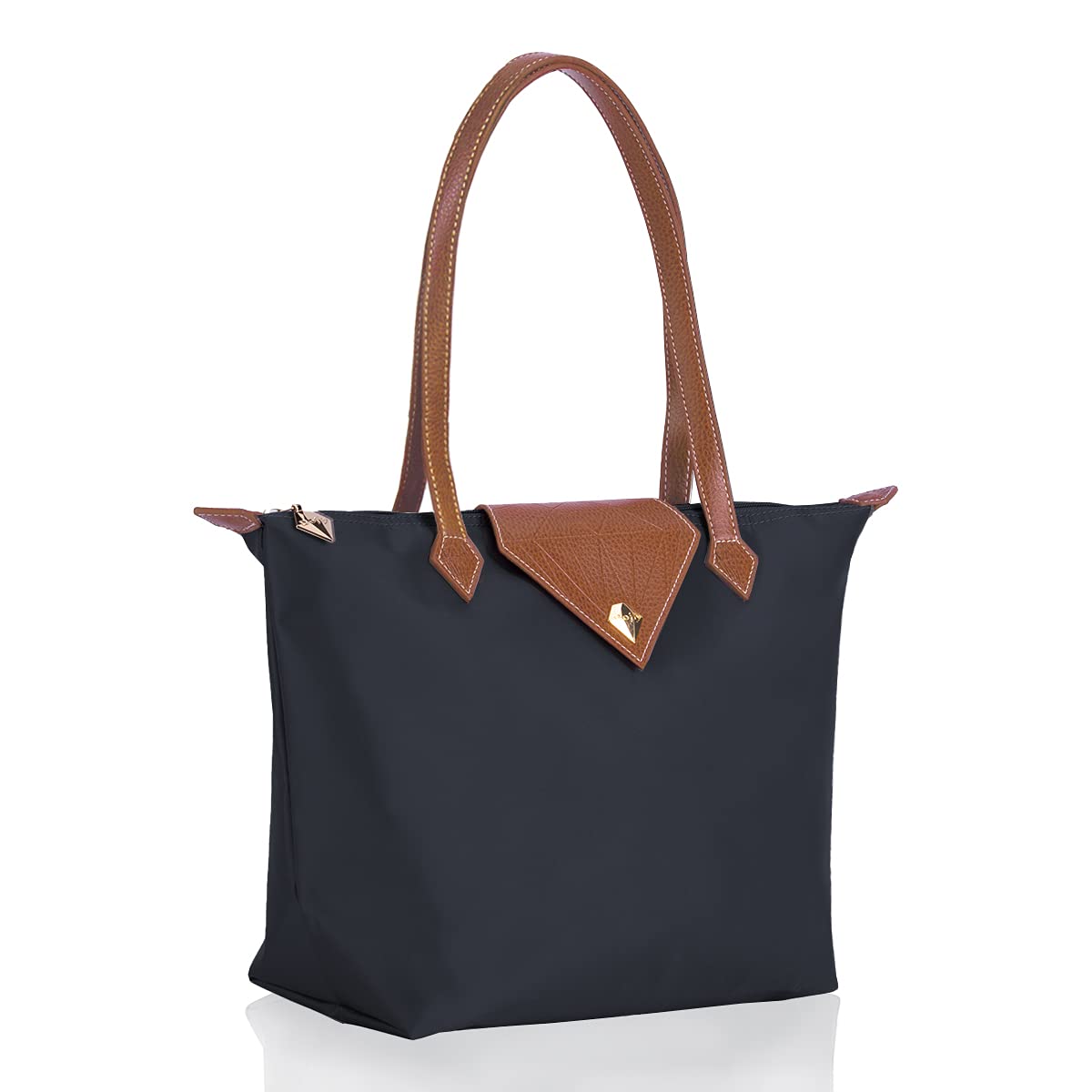 Stylish Waterproof Nylon Tote Bag for Women - Work, Travel & Shopping