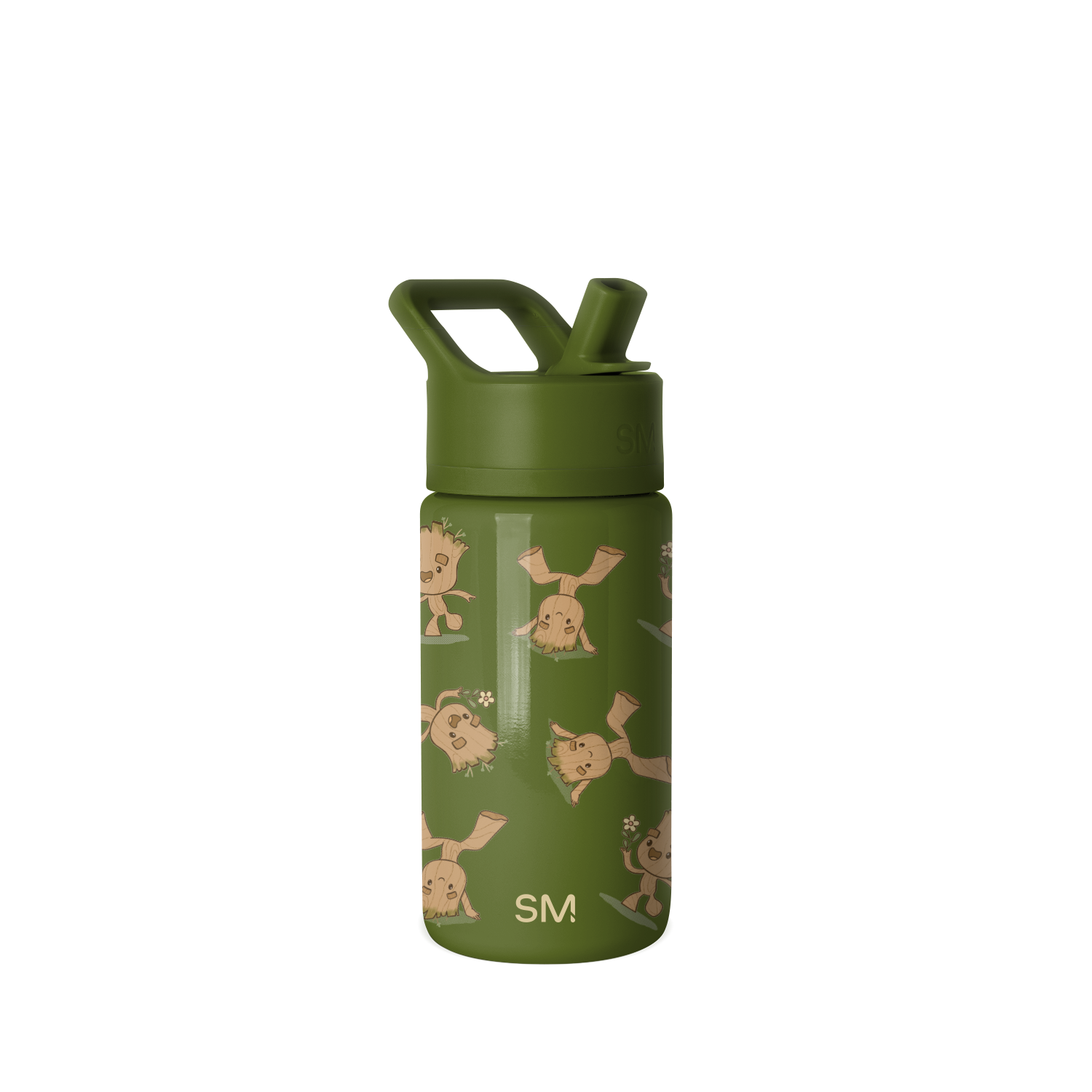 Summit Kids Water Bottle with Straw Lid - Leak Proof, BPA Free, 12oz Insulated Stainless Steel Bottle for School, Sports & Outdoor Activities