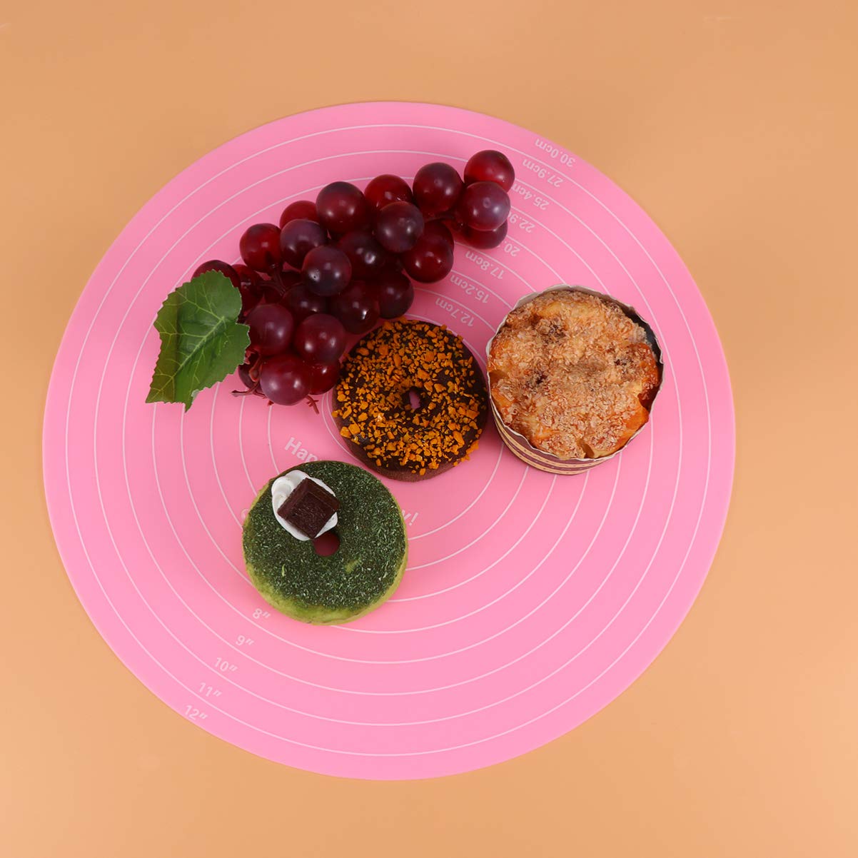 12 Inch Round Cake Baking Board - Sturdy Cake Display Base for Decorating, Serving & Display - Perfect for Cupcakes, Pastries & Dessert Presentation at Parties & Events