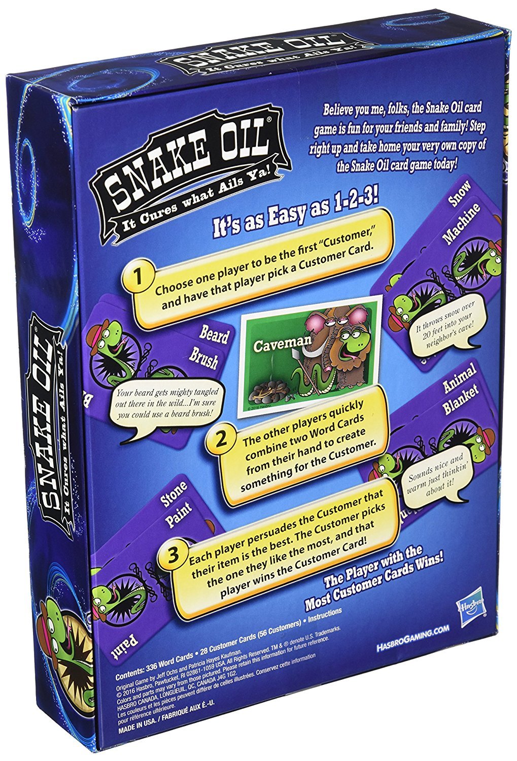 Hasbro Gaming Snake Oil Party Game - Fun Family & Friends Card Game for Adults & Teens - Perfect for Game Nights, Parties & Social Gatherings