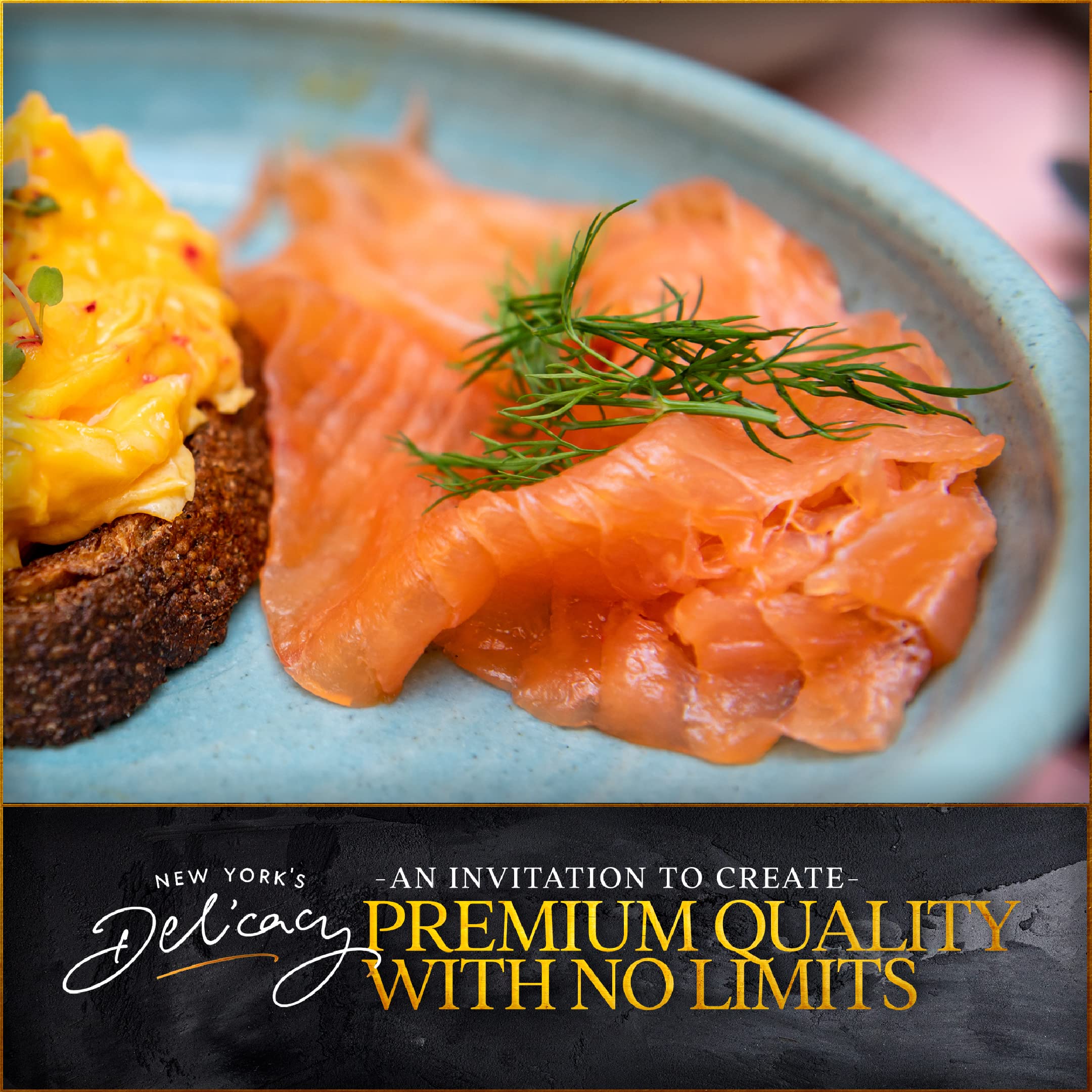 Premium Smoked Salmon Nova - Gourmet Wild-Caught Combo Pack (5 x 4oz) - Natural, Gravadlax & Garlic Pepper Flavors - Perfect for Brunch, Charcuterie Boards & Holiday Gifts