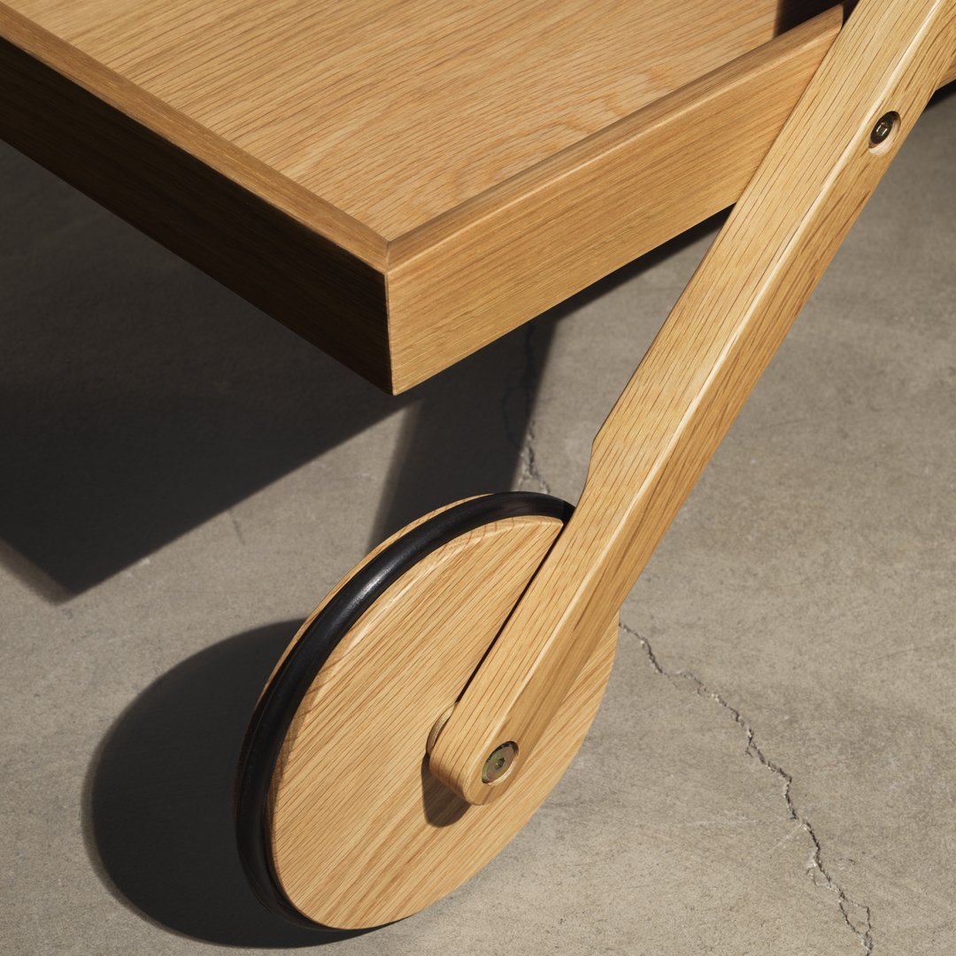 Gunilla Allard Exit Trolley - Stylish Rolling Cart by Design House Stockholm | Perfect for Home, Office & Retail Storage