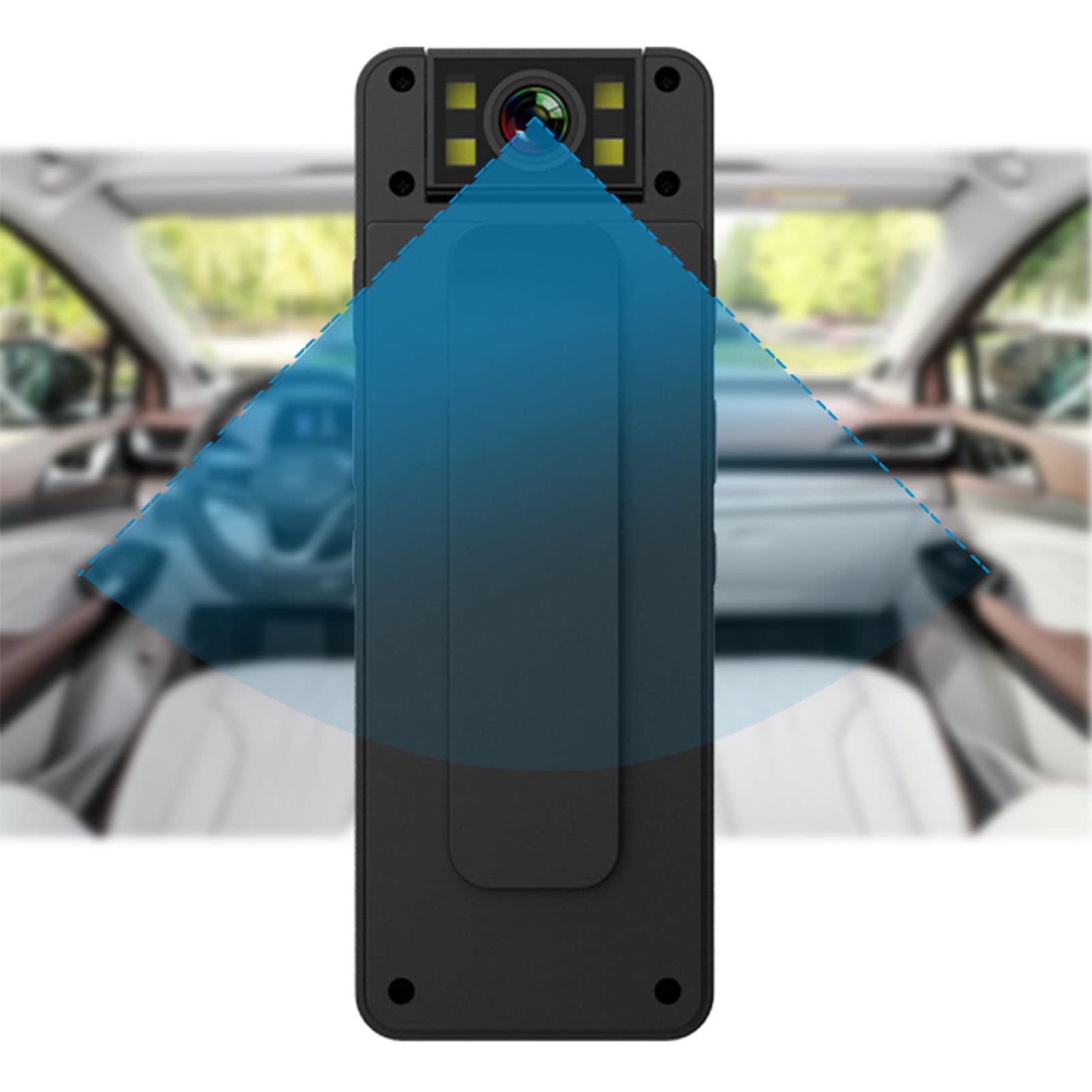 1080P HD Body Camera with 180° Rotatable Lens & OLED Screen - 32GB Wearable Camcorder with Audio Recording for Law Enforcement, Security Guards, Home & Outdoor Surveillance