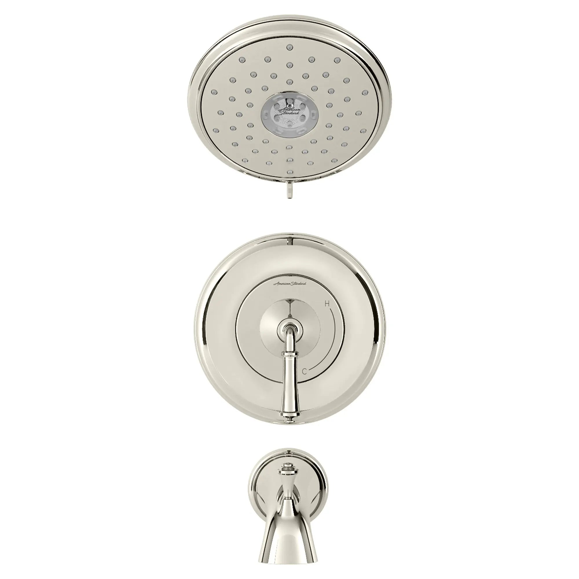 Delancey® 1.8 GPM Water Saving Shower Trim Kit - 4 Function Showerhead & Lever Handle for Bath & Shower - Perfect for Bathroom Renovation & Water Conservation