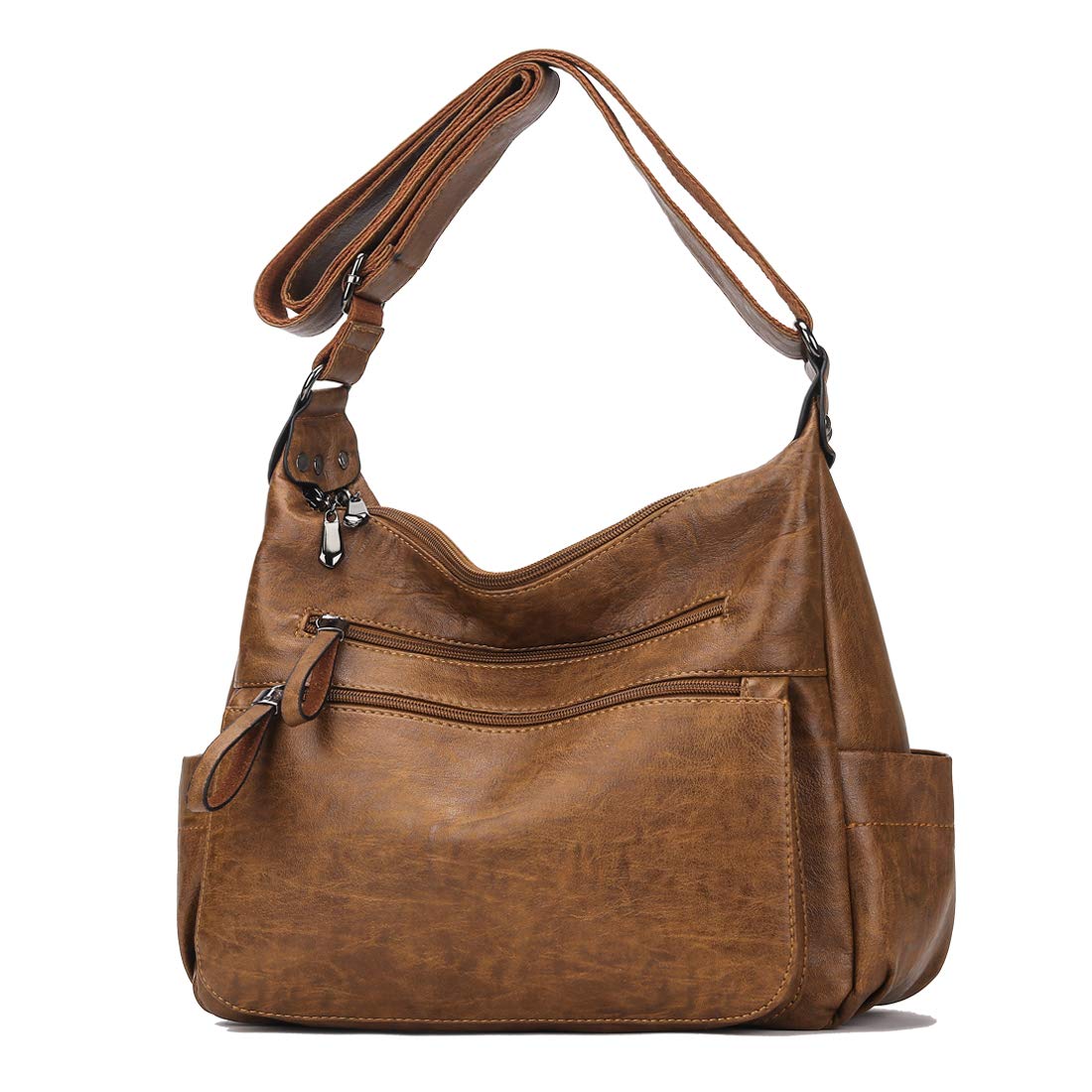 Artwell Women's Crossbody Shoulder Bag - Soft PU Leather Handbag with Multiple Pockets, Hobo Tote Purse for Daily Use, Travel & Shopping