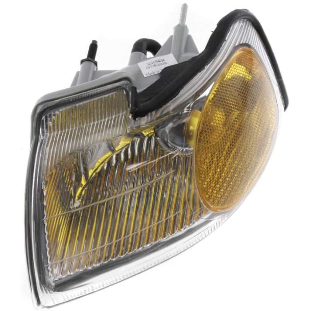 1996-1997 Ford Thunderbird Driver Side Marker Light Assembly - Replacement for FO2520131 & F6SZ13201A (Lens & Housing, Bulbs Not Included) | Perfect for Night Driving Safety & Classic Car Restoration