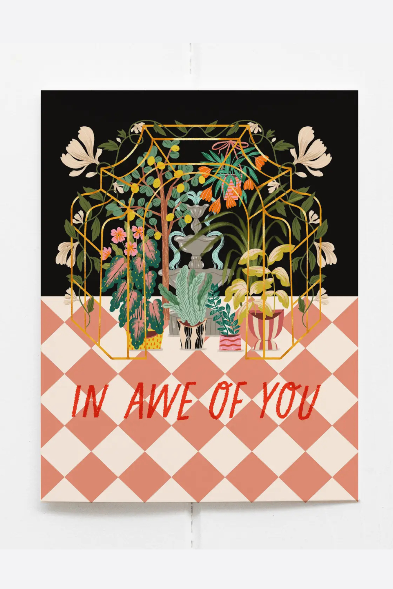 Beautiful 'In Awe Of You' Greeting Card - Heartfelt Message for Loved Ones | Perfect for Anniversaries, Birthdays & Special Occasions