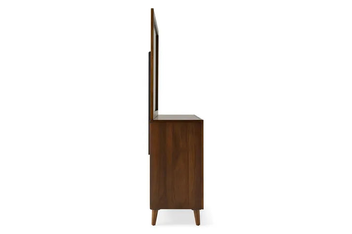 Stylish Mackenzie Dresser with Mirror - Modern Bedroom Furniture for Storage & Organization | Perfect for Home Decor & Bedroom Makeover
