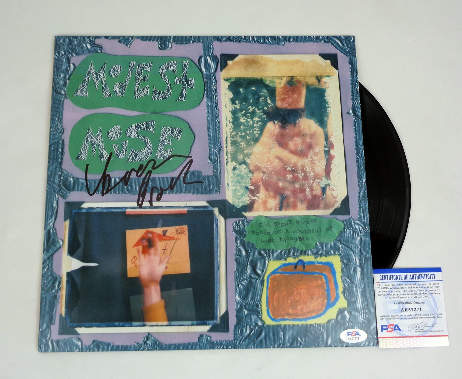 Sad Sappy Sucker Vinyl Record Album - Signed by Isaac Brock of Modest Mouse with PSA/DNA COA - Limited Edition Collectible for Music Fans & Vinyl Enthusiasts - Perfect for Home Decor, Gift Giving & Record Collections