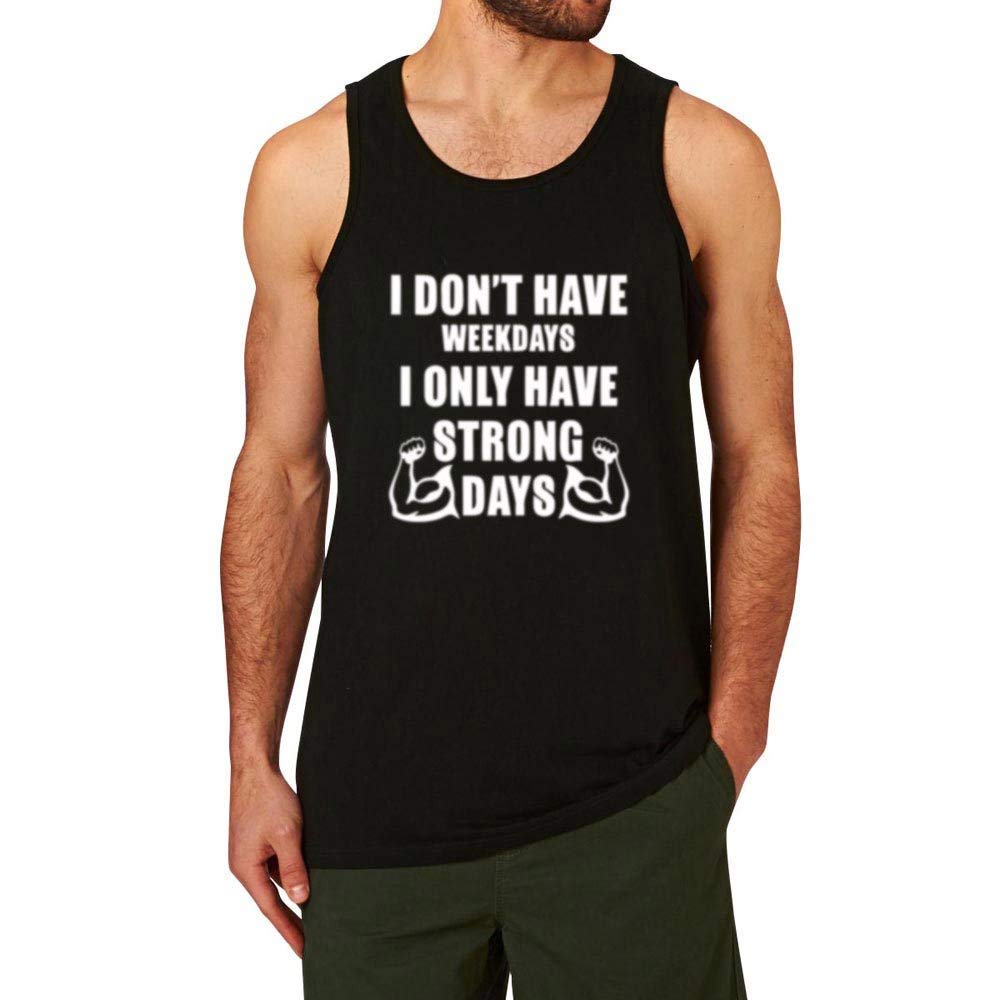 Men's Funny Workout Tank Top - Humorous Gym Racerback Sleeveless Shirt for Fitness & Training - Perfect for Gym, Running, and Casual Wear