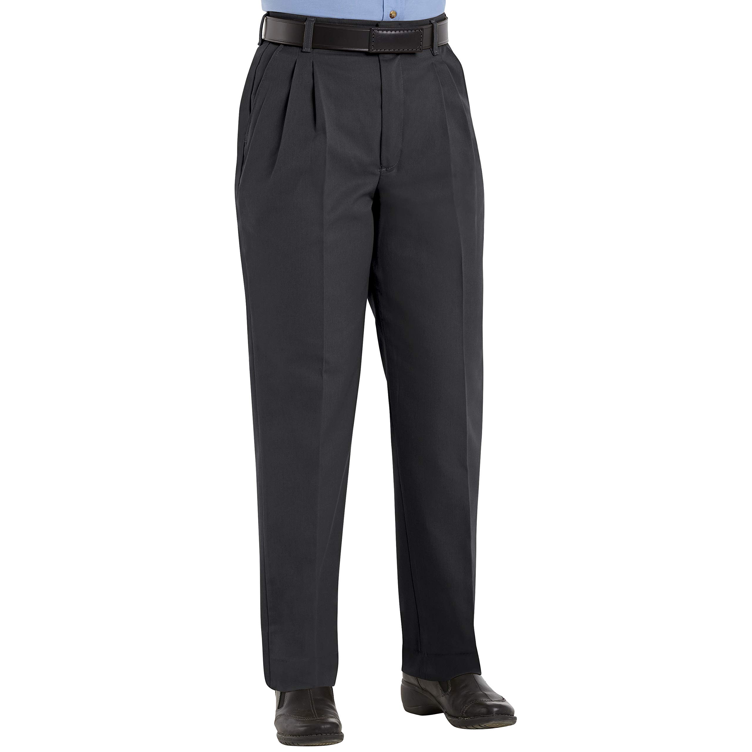Red Kap Women's Pleated Twill Slacks - Professional Work Pants for Office, Business Casual & Formal Wear - Comfortable Stretch Fabric for All-Day Wear