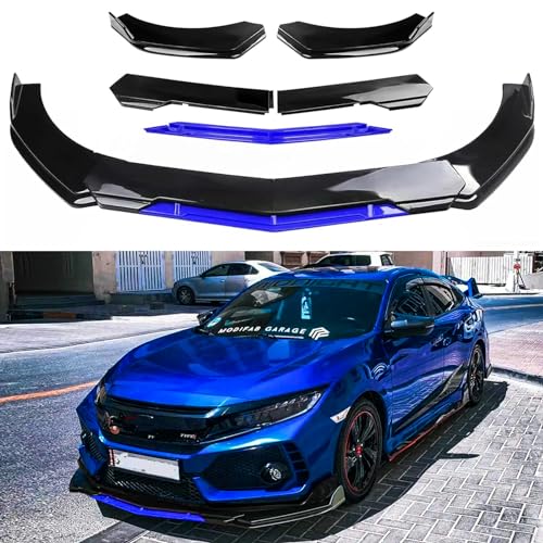Glossy Black with Blue
