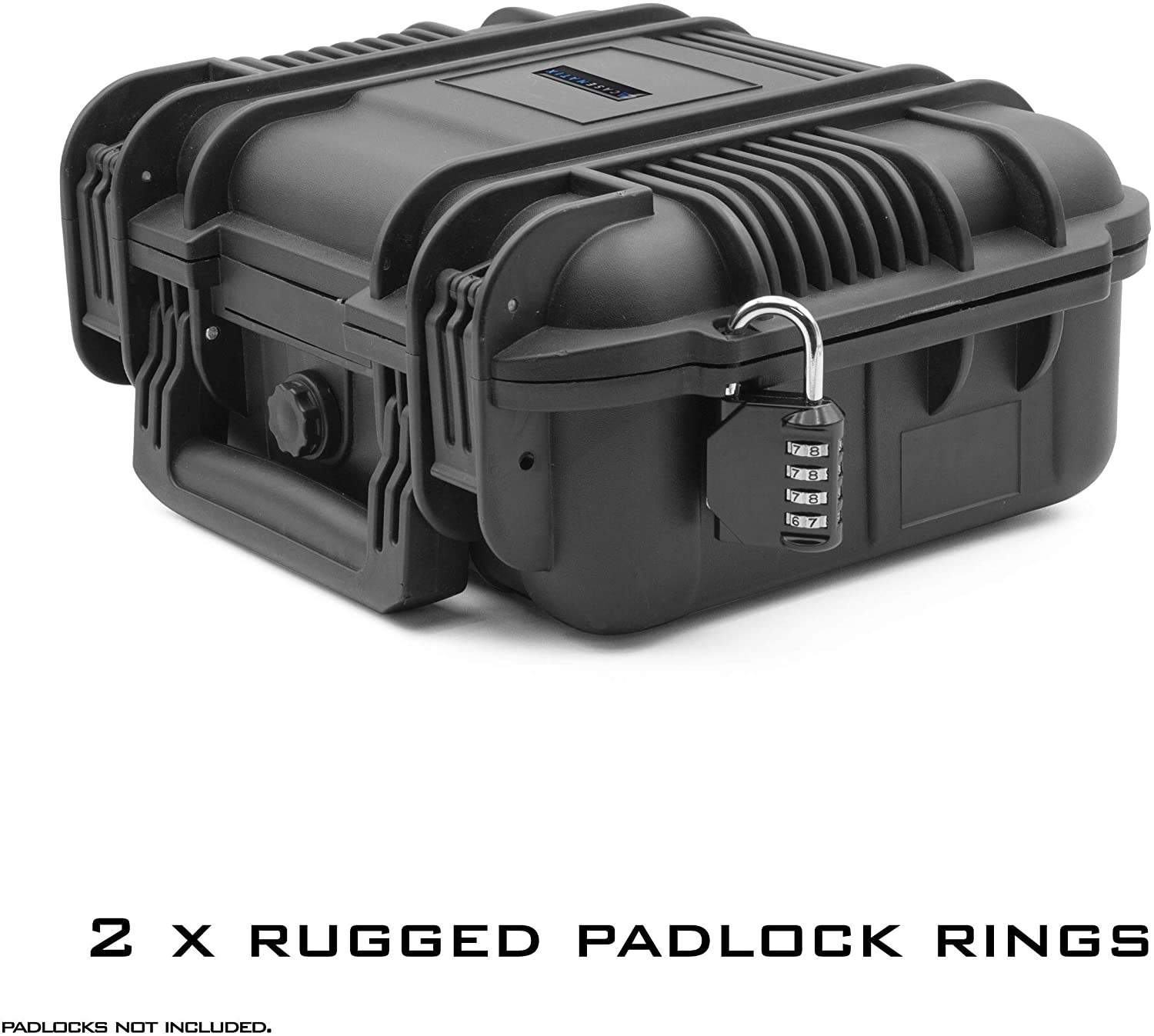 CASEMATIX 14 Two Gun Hard Case for 2 Handguns - Waterproof & Shockproof Pistol Case with Accessory Storage | Perfect for Range, Travel & Secure Firearm Transport