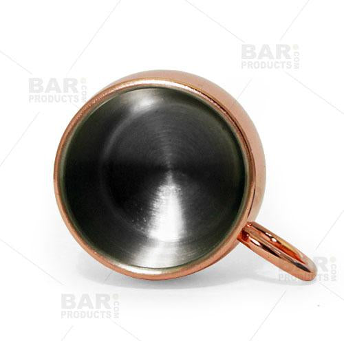 Premium Copper Moscow Mule Mini 2oz Shot Glasses - 4 Pack Set for Cocktails, Whiskey, Tequila & Party Shots - Perfect for Home Bars, Weddings & Gifts