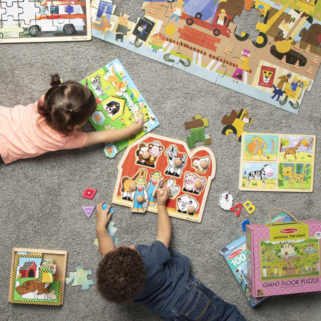 8-Piece Pets Peg Puzzle for Toddlers - Wooden Animal Puzzle for Kids Learning & Fine Motor Skills Development - Perfect for Preschool & Montessori Activities