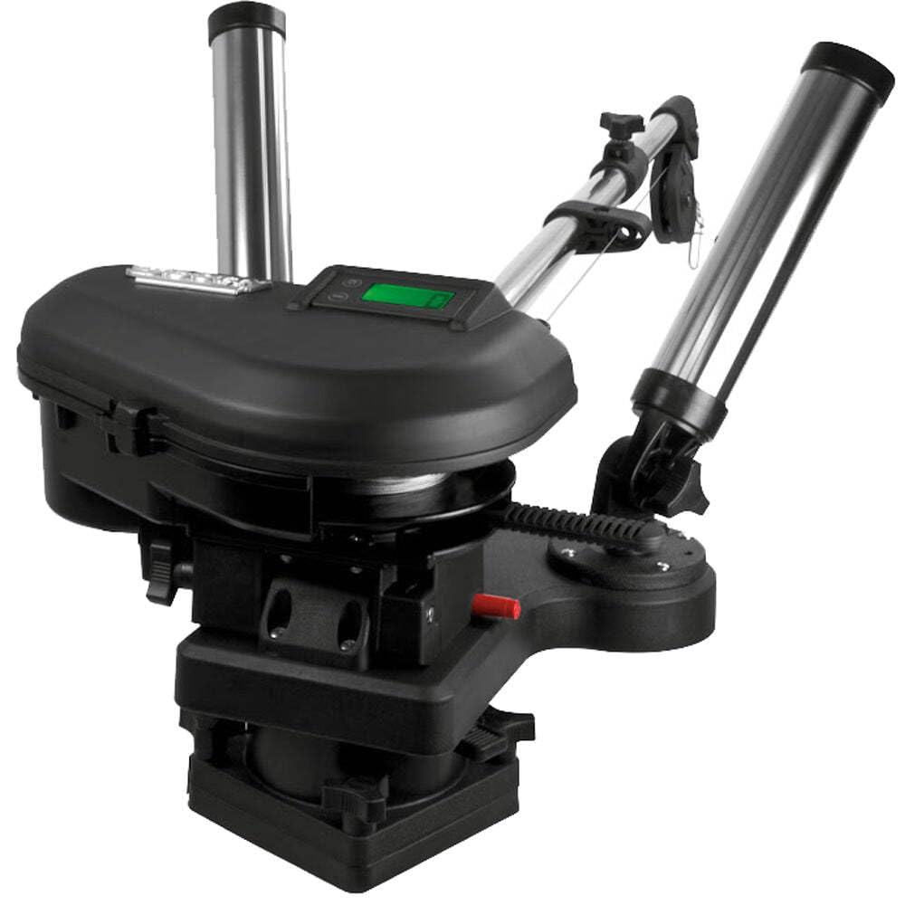 Scotty #2116 High Performance Electric Downrigger - Black | Heavy Duty Fishing Downrigger for Deep Sea & Lake Trolling | Saltwater & Freshwater Use