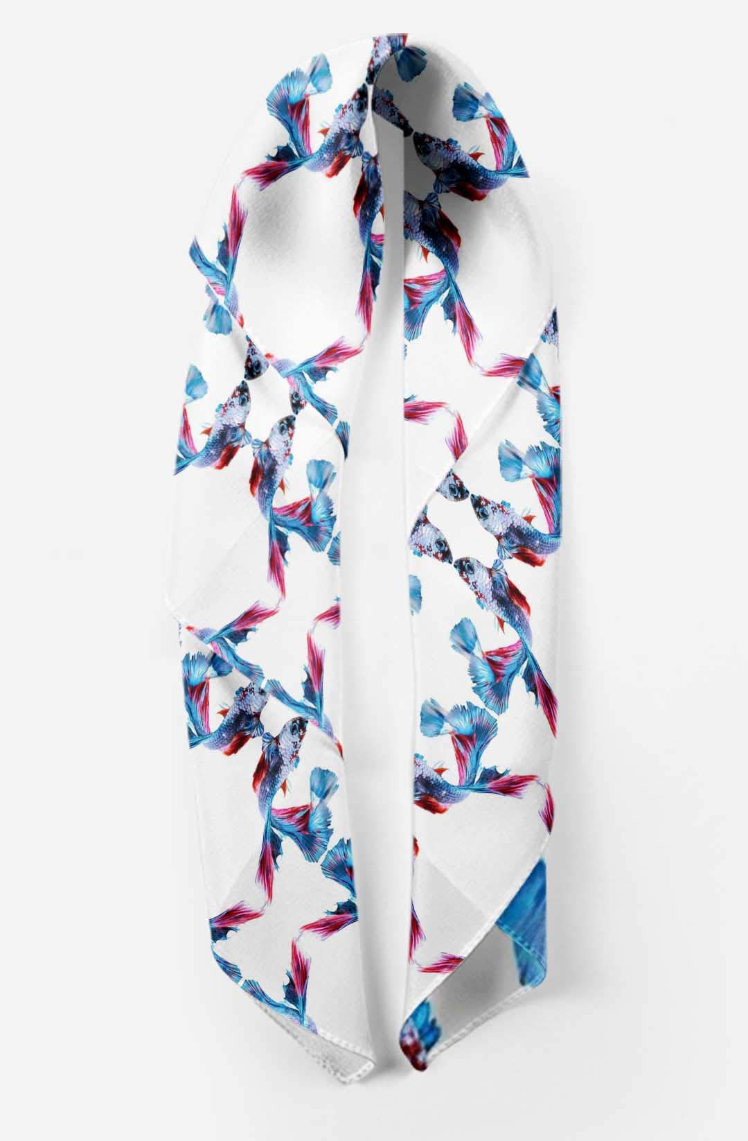 Bimba Pure Silk Printed Head Bandanas & Neck Scarves for Women - Soft Summer Fashion Accessories - Perfect for Beach, Yoga, and Outdoor Activities