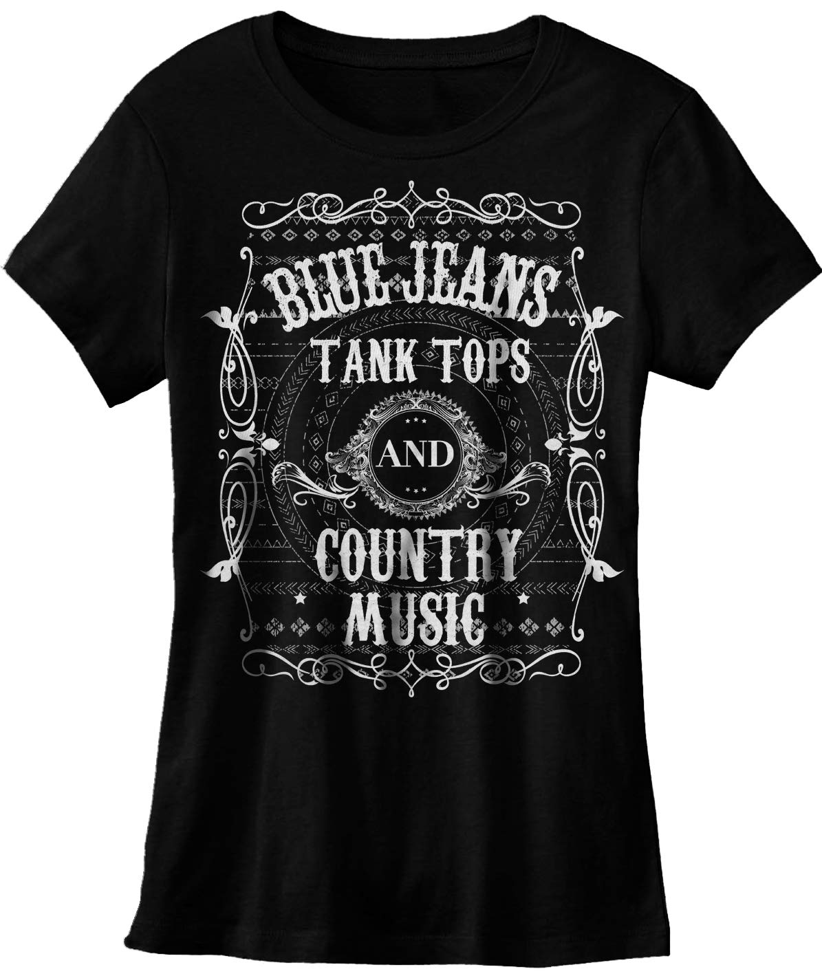 Vintage Western Cowboy T-Shirts for Women - Country Music Style