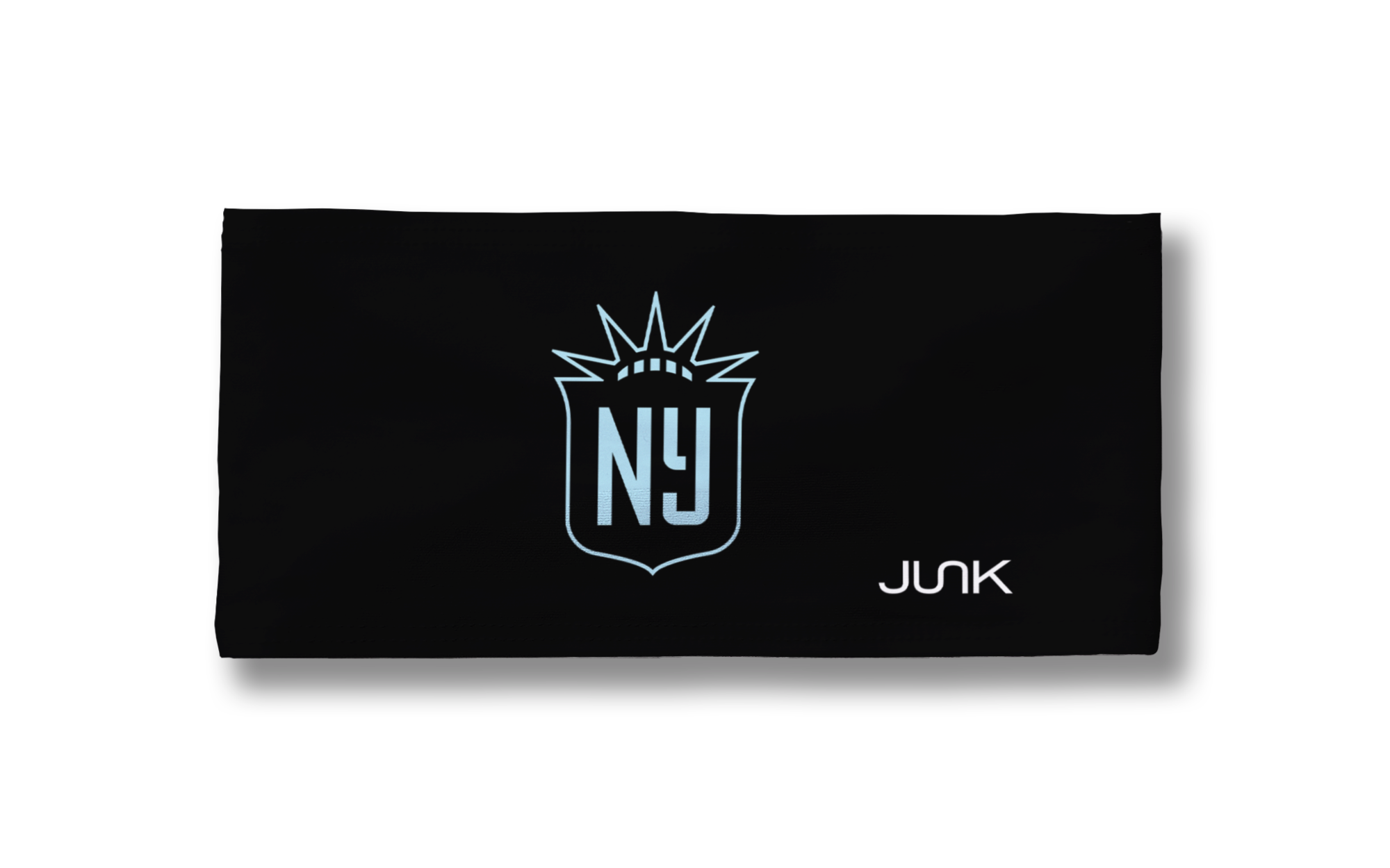 Gotham FC Logo Black Big Bang Lite Headband - Official NJ/NY Soccer Team Headwear for Women & Men - Perfect for Running, Workouts, and Sports Fans