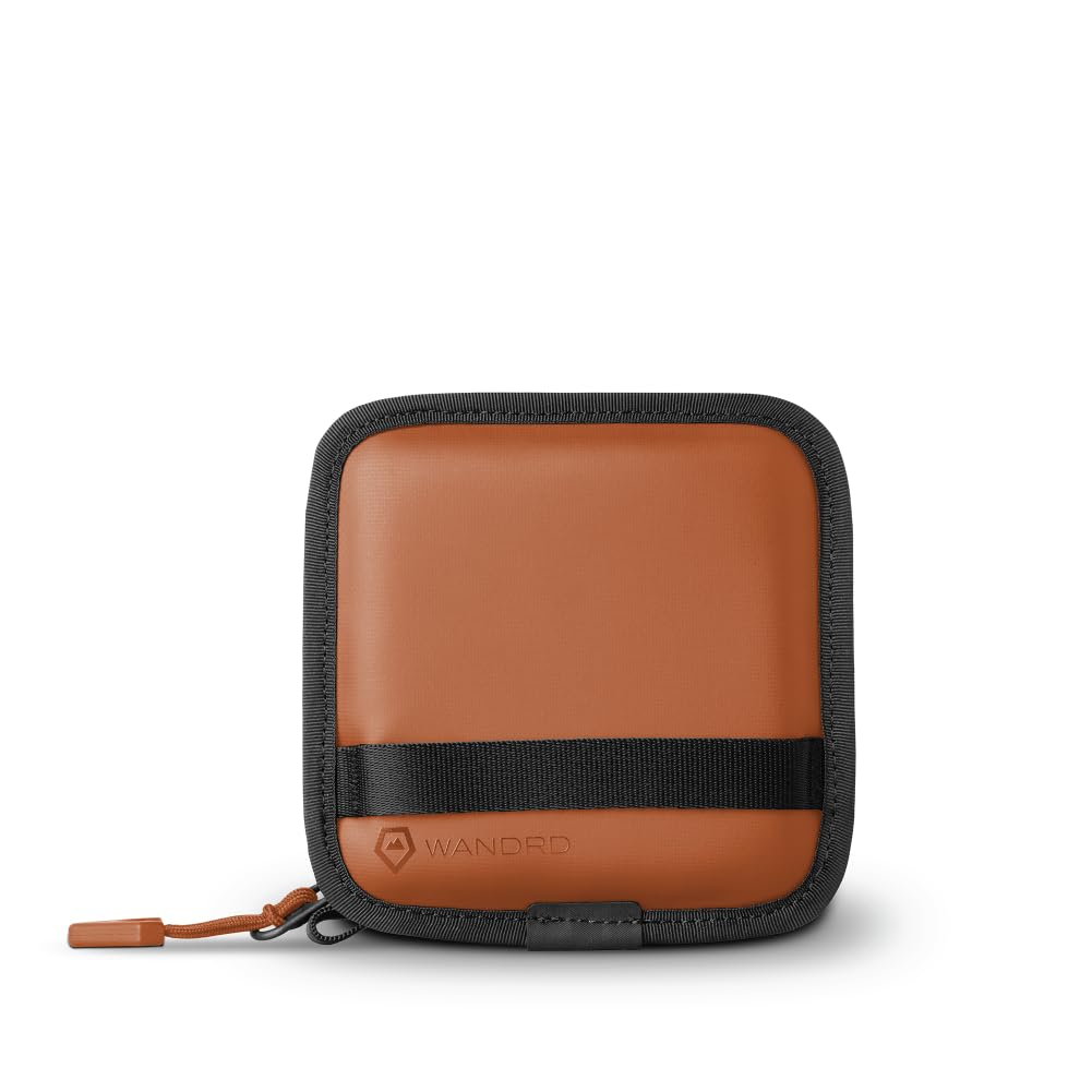 WANDRD Lens Filter Case - Compact Storage for 4 Camera Filters, Durable Protection Against Scratches, Dust & Impact - Perfect for Travel Photography & Outdoor Adventures (Sedona Orange)