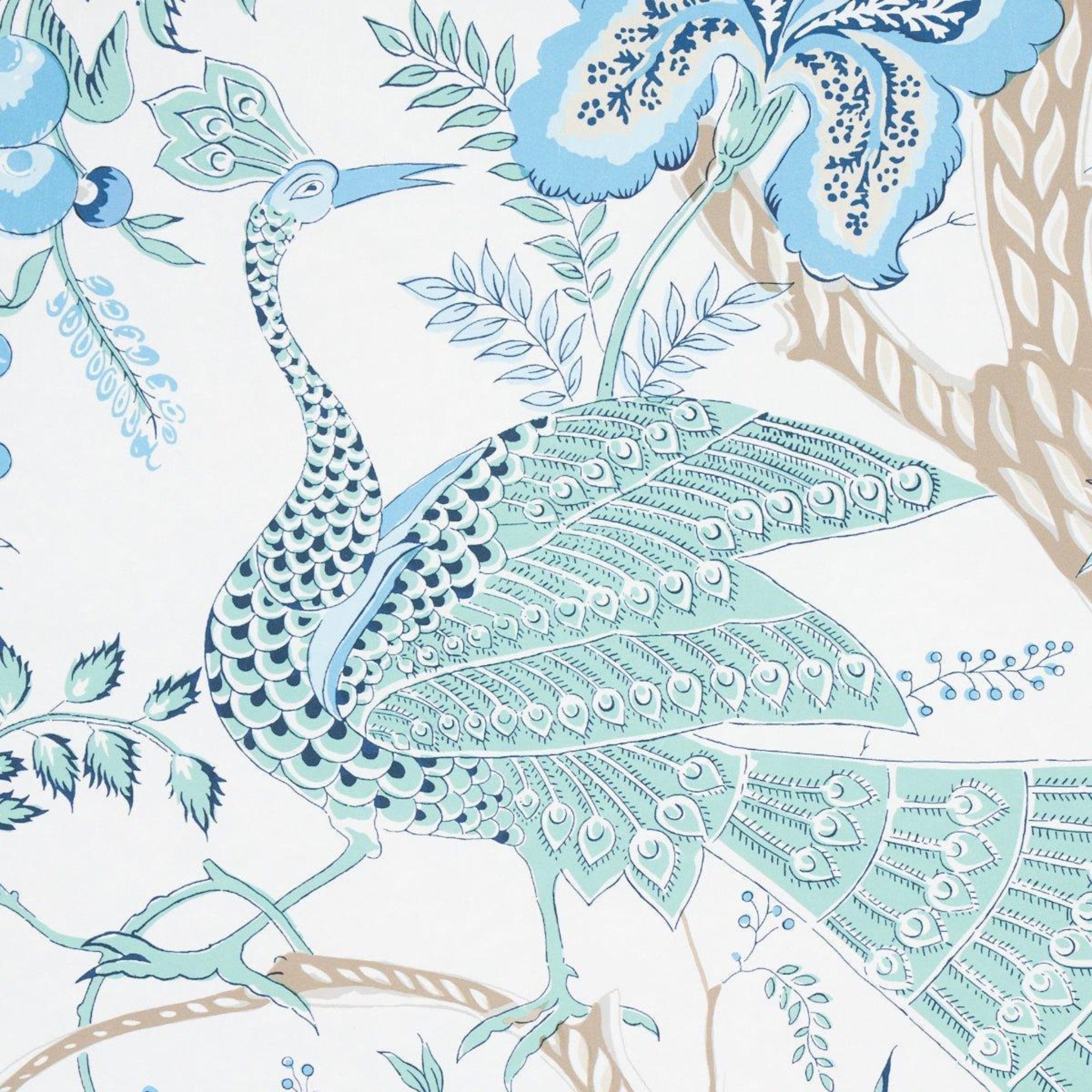 Aveline Seaglass Wallpaper - Premium Peel and Stick Removable Wallpaper for Bedroom, Living Room, and Home Decor