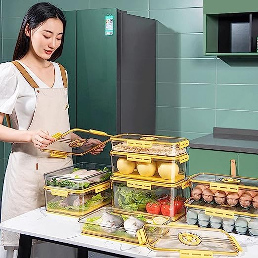 Bosig® 18-Grid Clear Plastic Egg Organizer Box with Lid - Stackable Egg Storage Container, Portable Egg Case & Holder for Kitchen, Fridge, Camping, and Travel