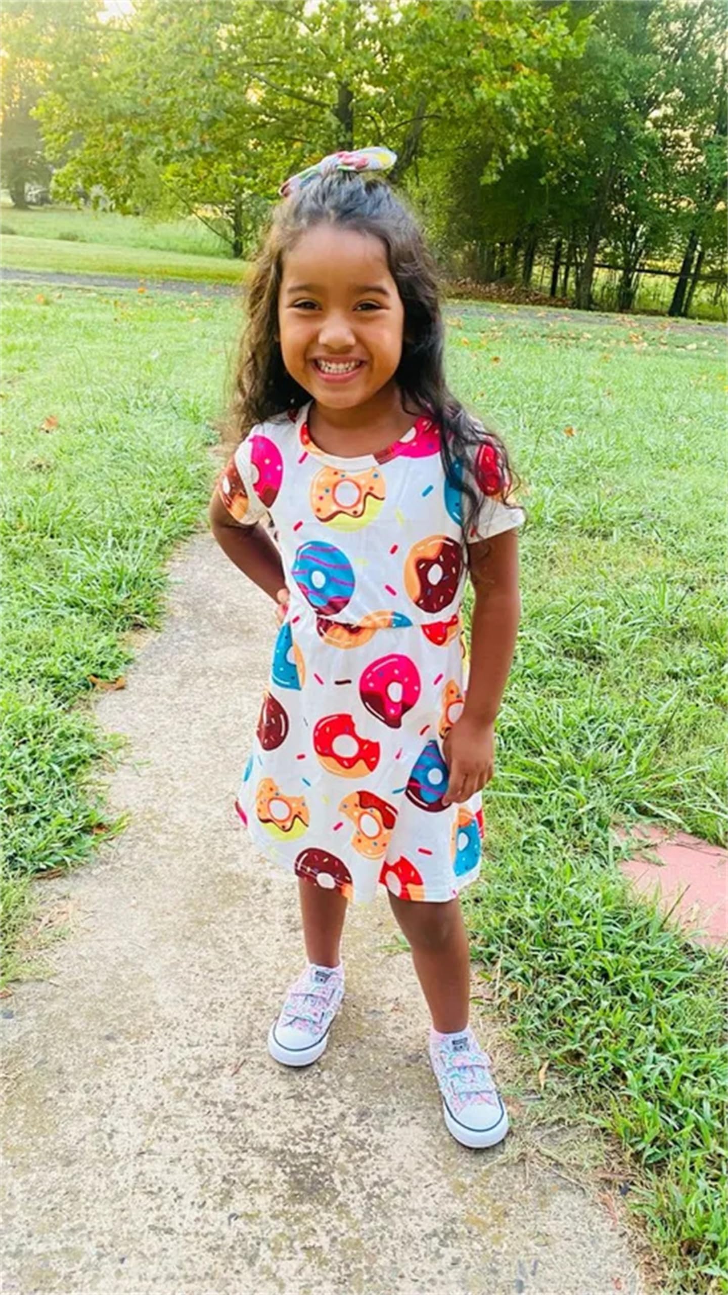 Vicexuga Toddler Baby Girl Summer Dress - Cute One-Piece Ruffle Princess Outfit for 1-3 Years Old | Perfect for Birthday Parties, Photo Shoots & Daily Wear