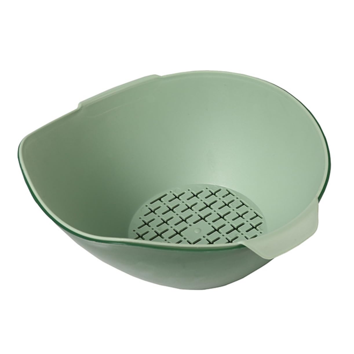 SHOWERORO Double Layer Plastic Vegetable & Fruit Colander Basket - Kitchen Strainer, Washing Basket for Vegetables, Fruits, and Dishes - Perfect for Washing, Draining, and Filtering in the Kitchen