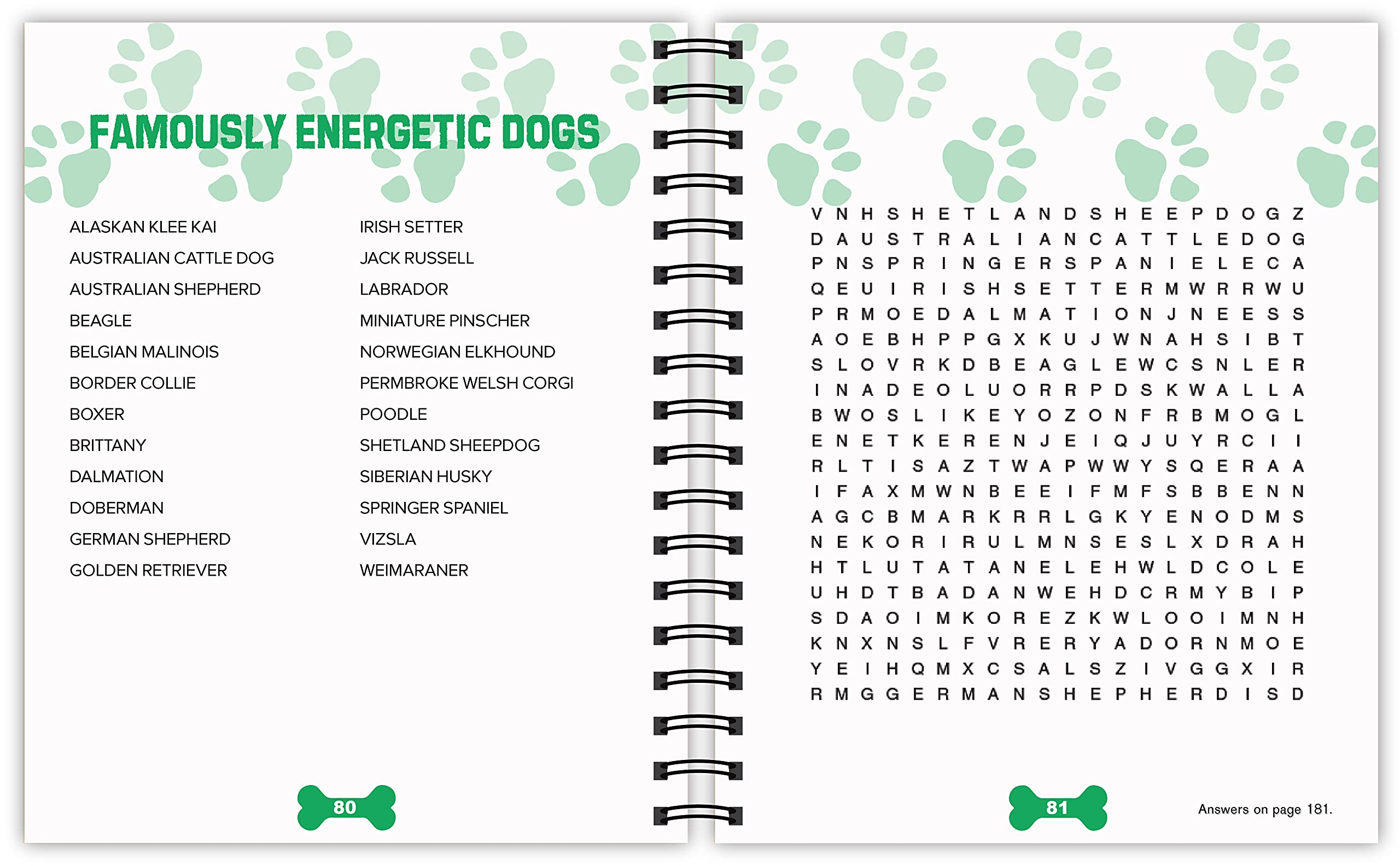 Brain Games for Dogs - Fun Word Search Puzzles for Pet Lovers | Improve Canine Cognitive Skills & Bonding Activity