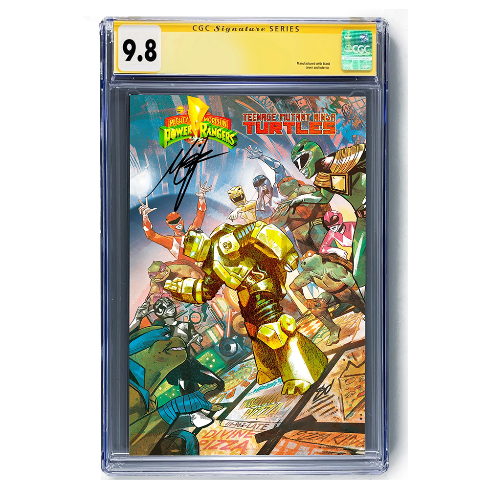 Mighty Morphin Power Rangers vs Teenage Mutant Ninja Turtles #1 Metalhead Exclusive Variant Comic - Collectible Action Figure for Fans & Display - Perfect for Comic Conventions, Shelves & Gift Giving