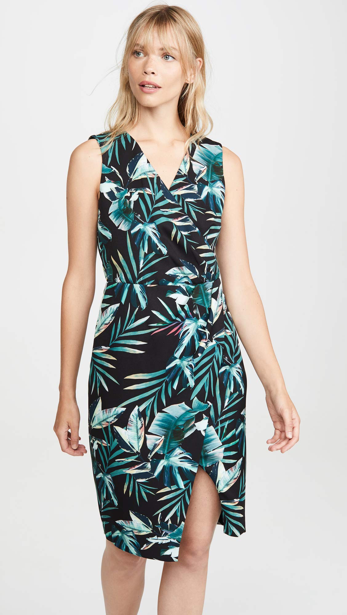 Black Halo Women's Nora Sheath Dress - Elegant Cocktail Party Gown in Midnight Tropic Blue, Size 6 | Perfect for Evening Events, Weddings & Formal Occasions
