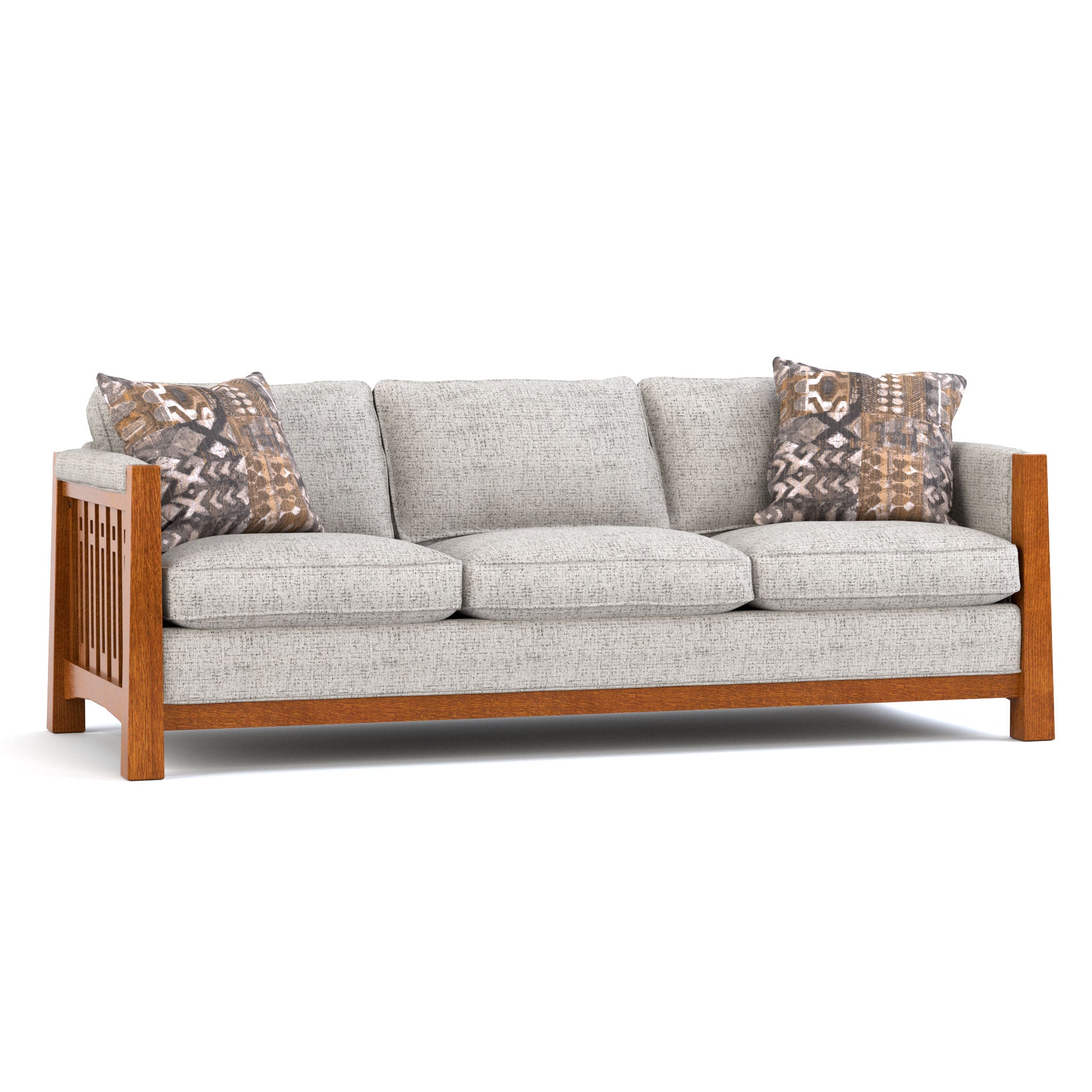 Highlands Sofa - Modern Comfortable Couch for Living Room, Bedroom & Office - Premium Fabric Upholstered Sectional Sofa with Sturdy Frame - Perfect for Relaxing, Entertaining & Small Spaces