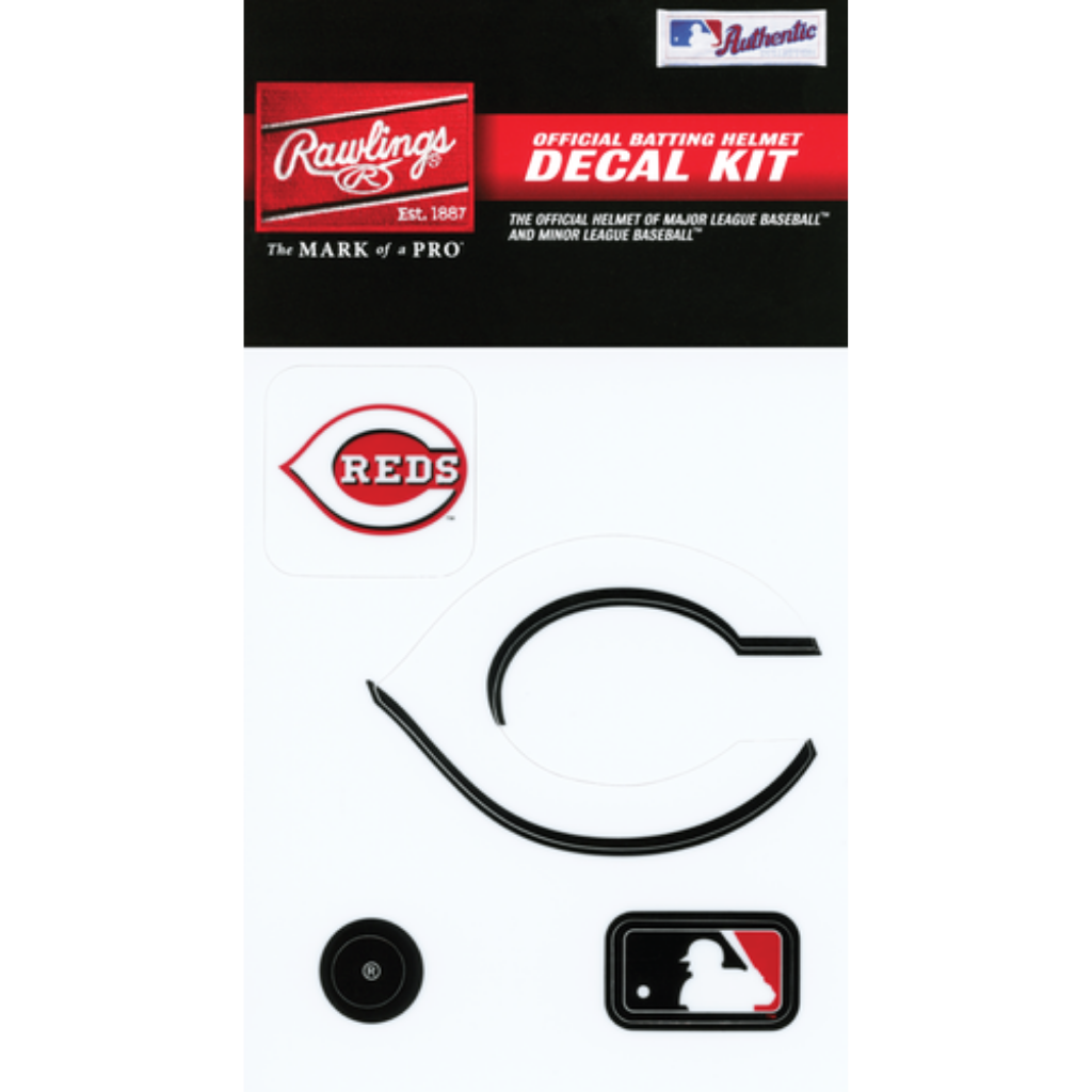Rawlings MLB Decal Kit - Official Baseball Team Stickers for Helmets, Bats & Locker Decor | Perfect for Fans, Players & Collectors