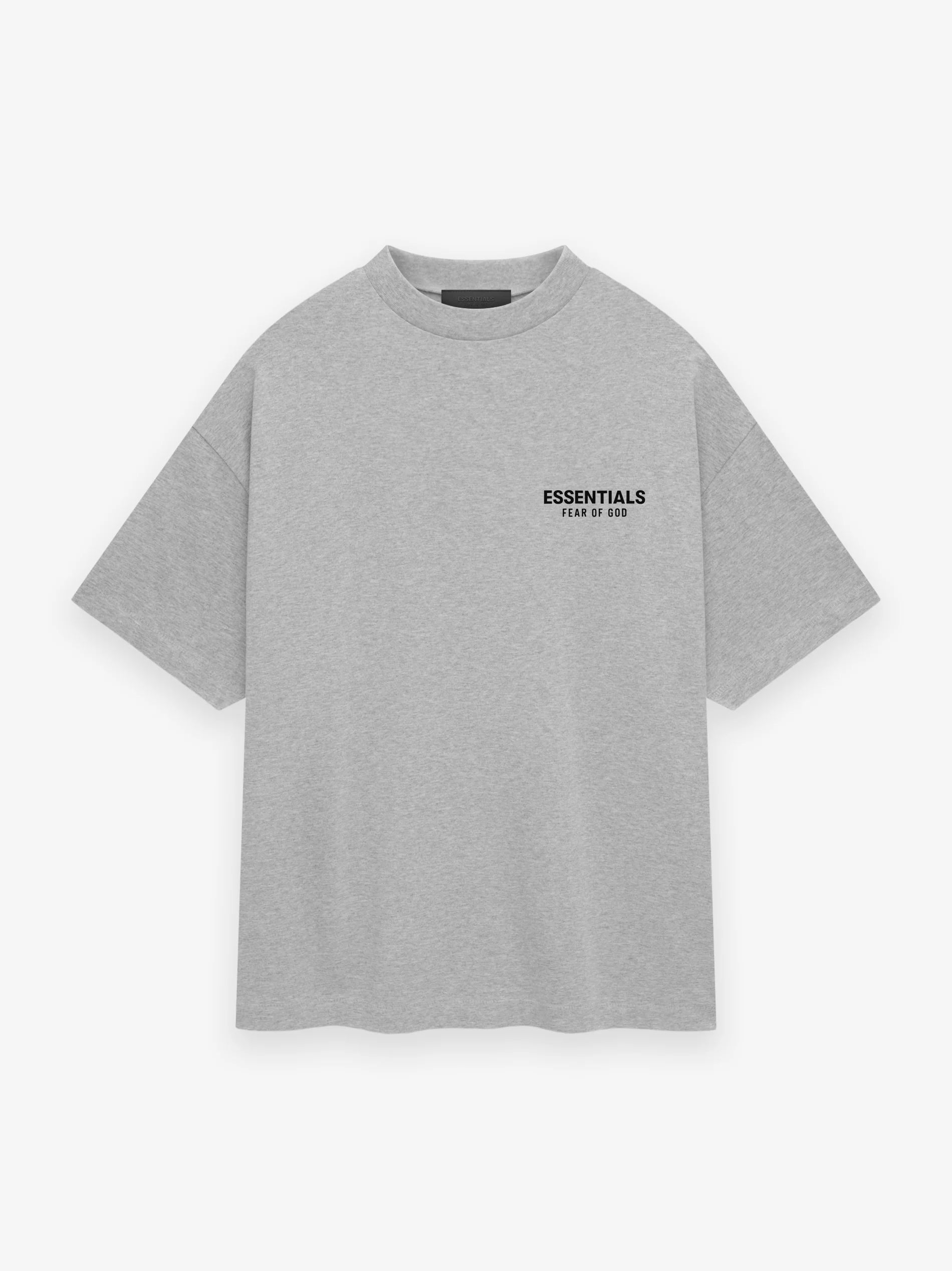 Fear of God Essentials Logo Jersey Crewneck T-Shirt - Men's Casual Streetwear for Everyday Comfort & Style