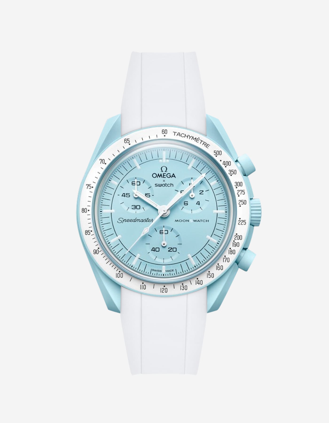 Omega x Swatch MoonSwatch Mission to Uranus Replacement Rubber Watch Band - Durable & Comfortable Strap for Space-Themed Watches | Perfect for Daily Wear, Sports & Collectors