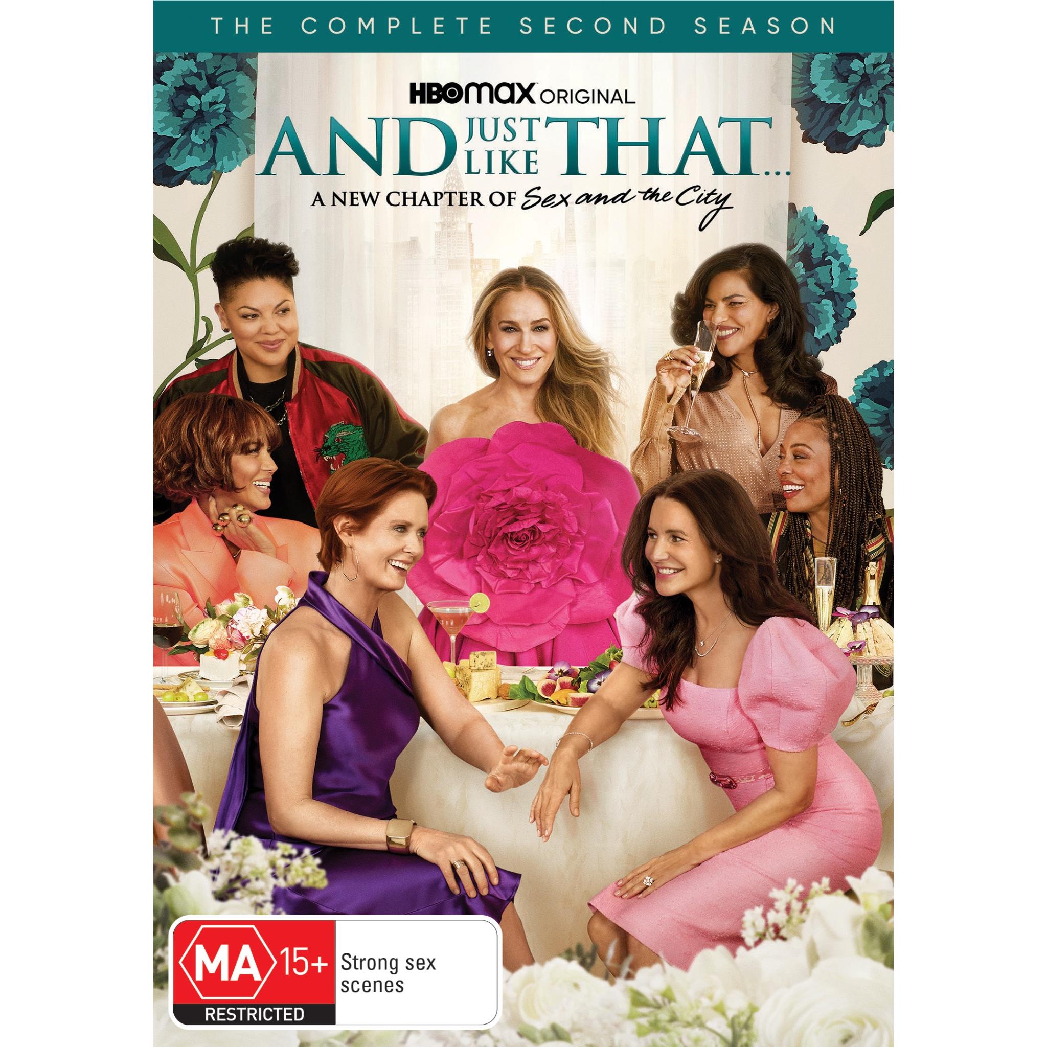 And Just Like That Season 2 DVD - Official HBO Series Collection | Perfect for TV Show Fans & Binge-Watching Weekends