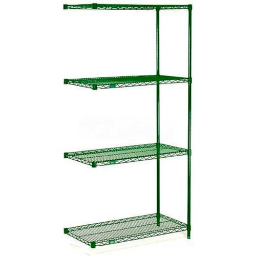Nexel 5 Tier Wire Shelving Add-On Unit, 24