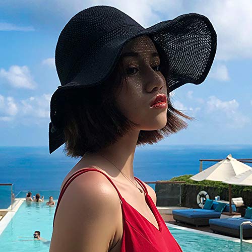 LABANCA Women's Braided Visor Cap - Open Top Ponytail Sun Hat for Beach, Running & Outdoor Activities - UV Protection, Foldable & Adjustable Summer Sun Visor for Women