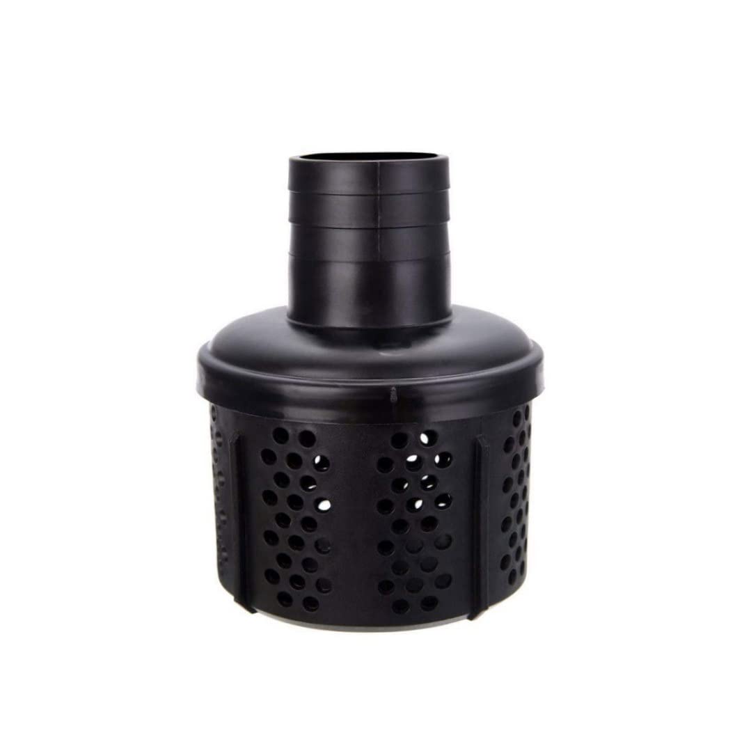 2 Inch Plastic Suction Hose Strainer Filter - Heavy Duty Dirty Water Drainage & Sewage Strainer for Pumps, Ponds, and Industrial Applications