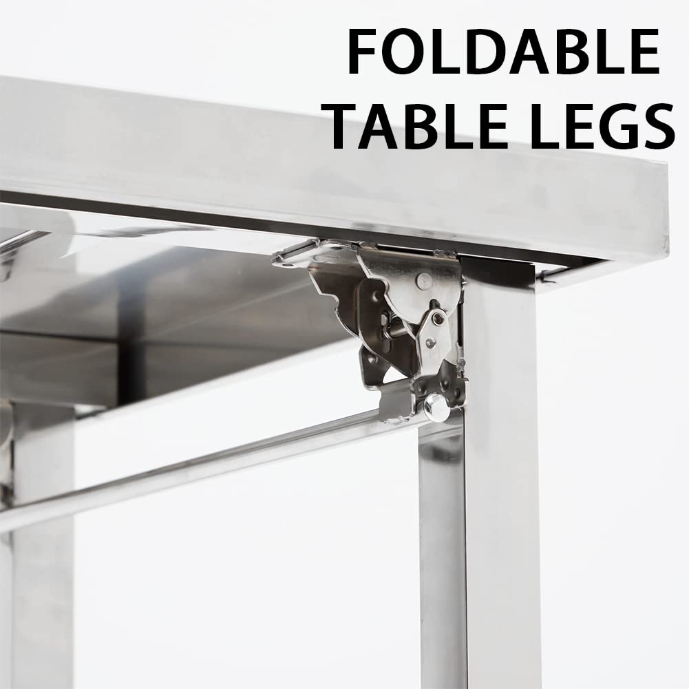 2-Tier Stainless Steel Work Table 48