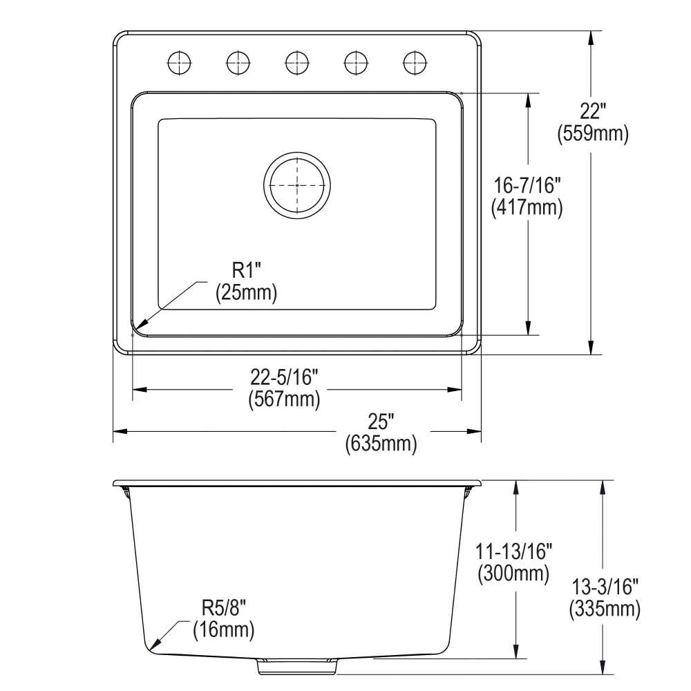 Elkay Quartz Classic 25