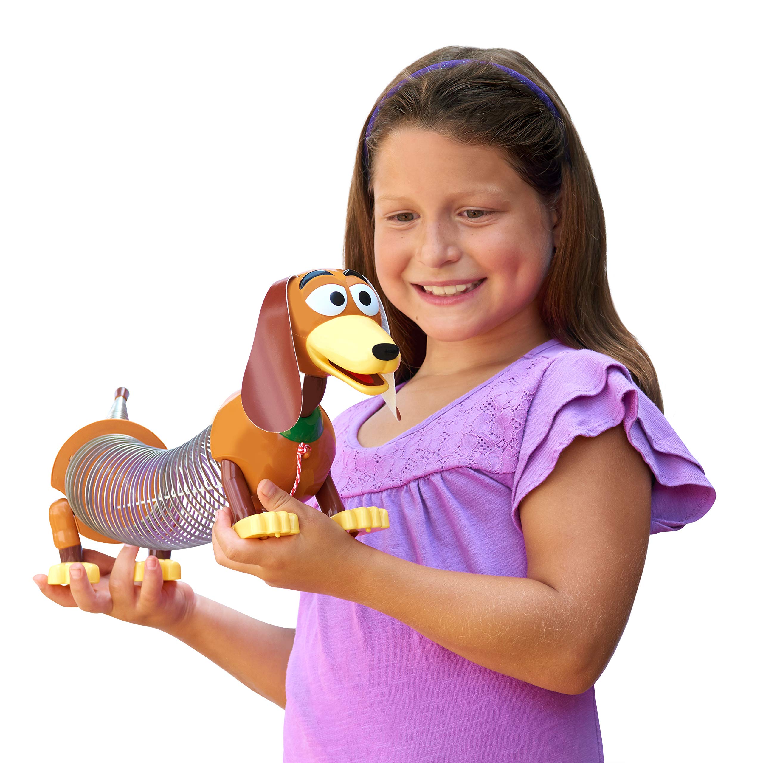 Disney Pixar Toy Story Slinky Dog Pull Toy - Interactive Walking Spring Toy for Toddlers & Kids Ages 18+ Months | Fun Educational Gift for Boys & Girls | Birthday Party, Playroom & Preschool Learning Activity