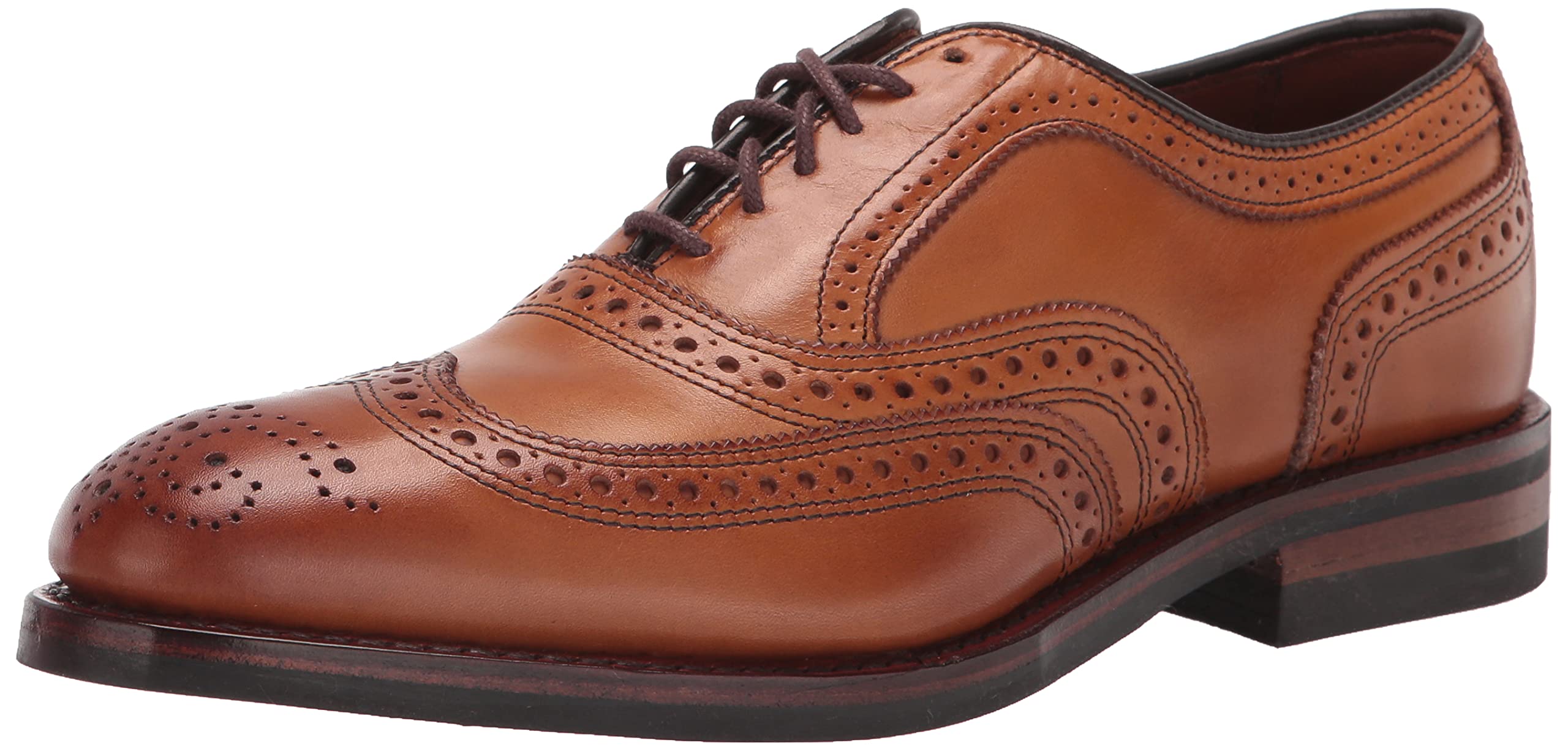 Allen Edmonds Men's McAllister Wing Tip Oxford Dress Shoes - Classic Brown Leather Formal & Business Attire for Weddings, Office & Special Occasions