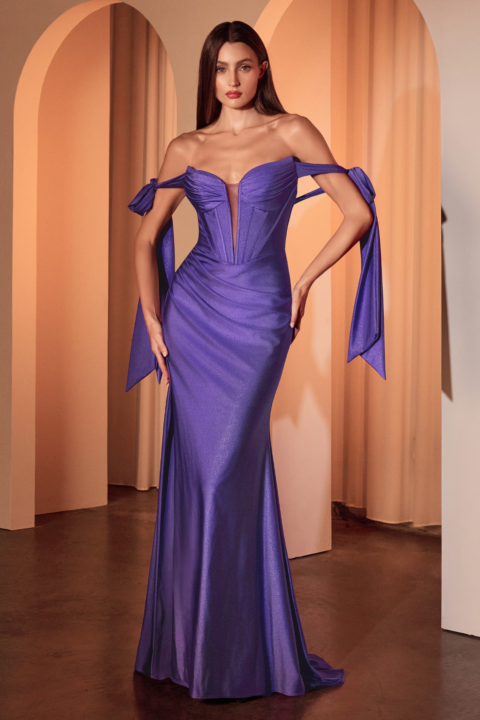 Knightly Gown - Off Shoulder Stretch Spandex Bodycon Dress for Women | Sexy Clubwear & Evening Party Outfit