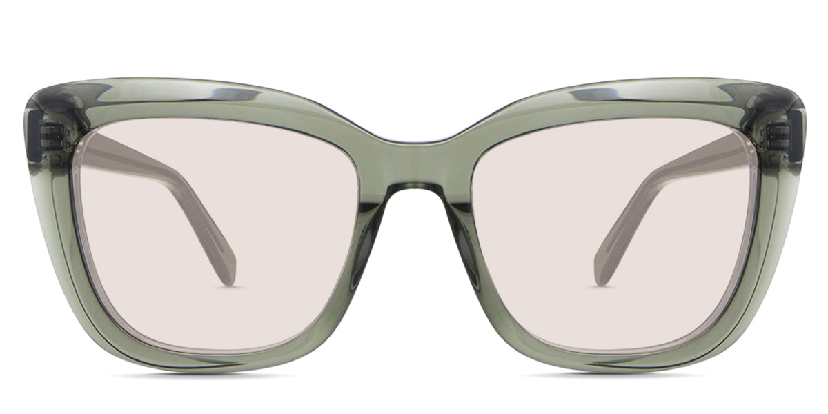 LESA Women's Prescription Tinted Glasses - Stylish & UV Protection for Reading, Driving & Outdoor Activities