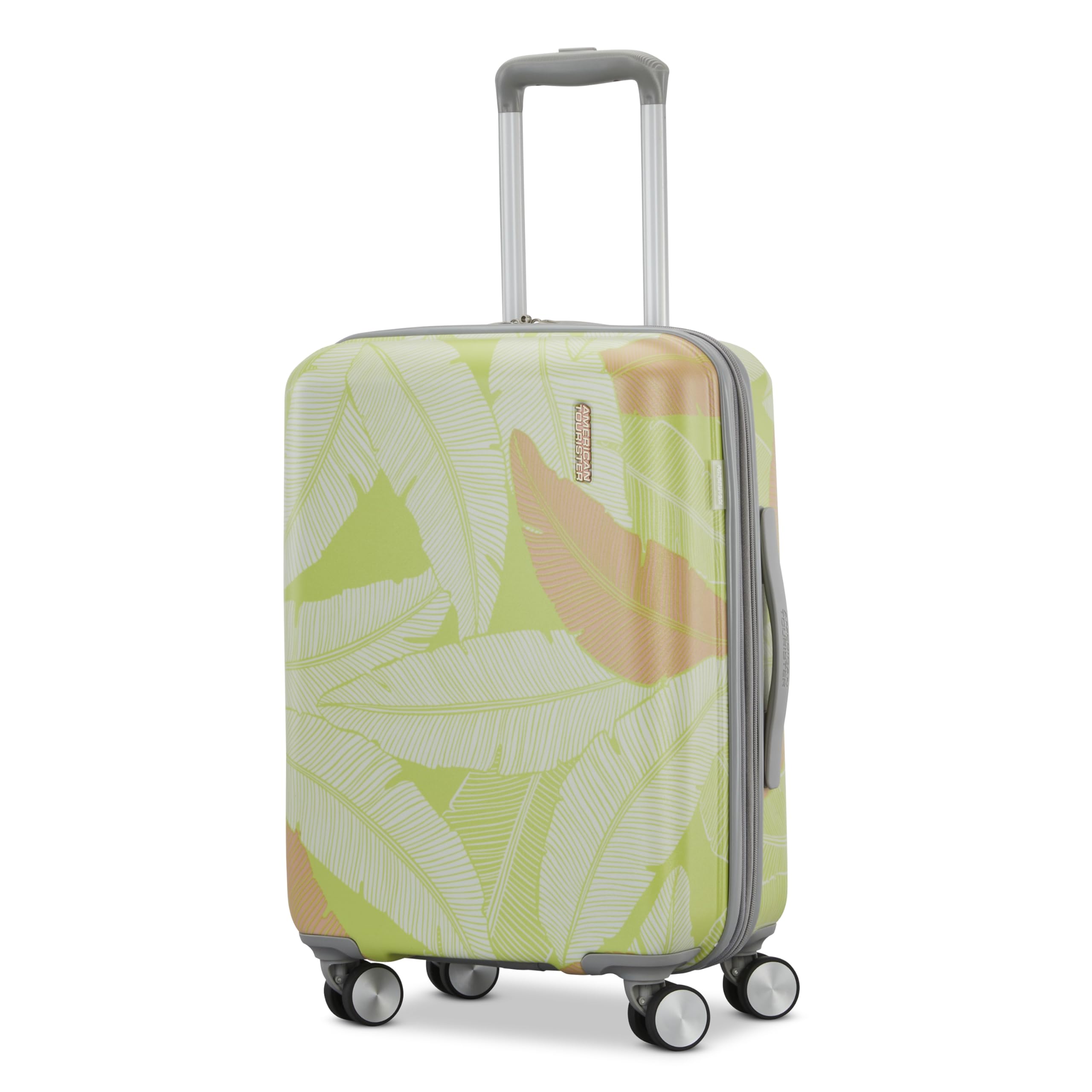 American Tourister Moonlight 20-Inch Expandable Hardside Spinner Wheel Carry-On Luggage - Lightweight & Durable Suitcase for Business Travel, Weekend Trips & Airplane Cabin Use