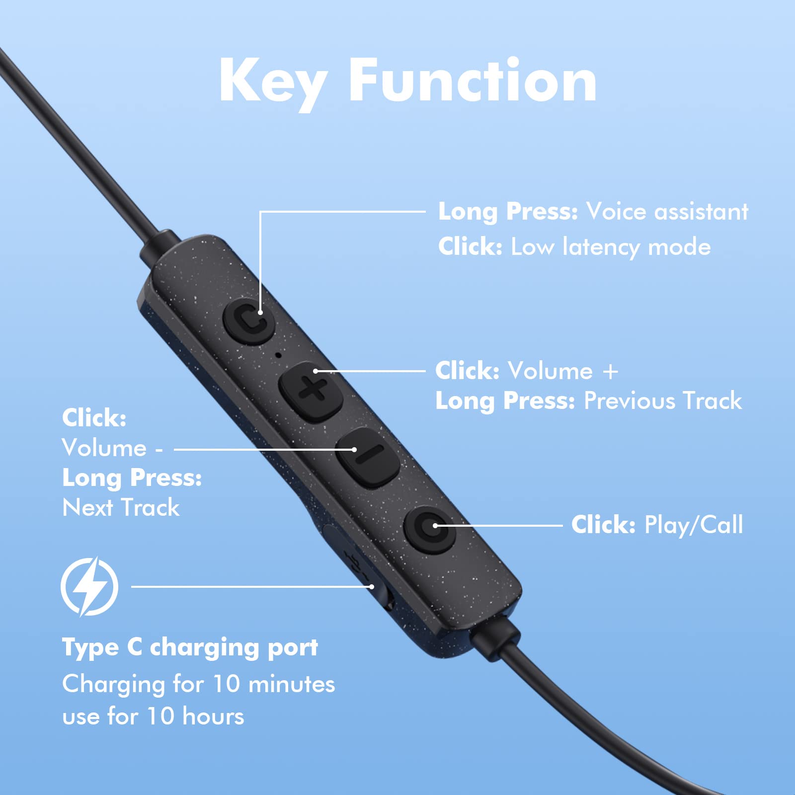 Lively Life Bluetooth 5.0 Wireless Neckband Headphones with Mic - IPX5 Waterproof Sport Earbuds for Running, Gym & Workout - 120H Playtime Magnetic In-Ear Headset (Black) | Perfect for Jogging, Commuting & Fitness Training