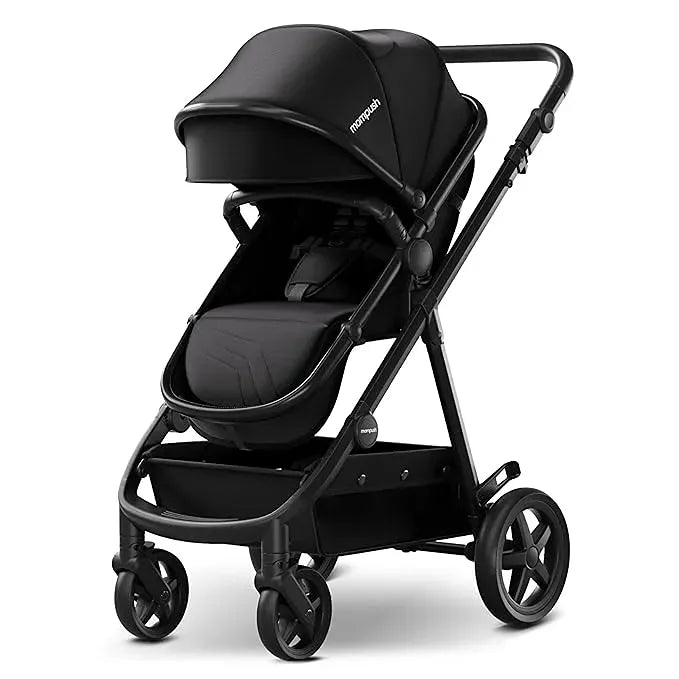 Premium Meteor Stroller - Lightweight & Durable Black Frame with Adjustable Features for Comfortable Walks, Travel, and Outdoor Adventures