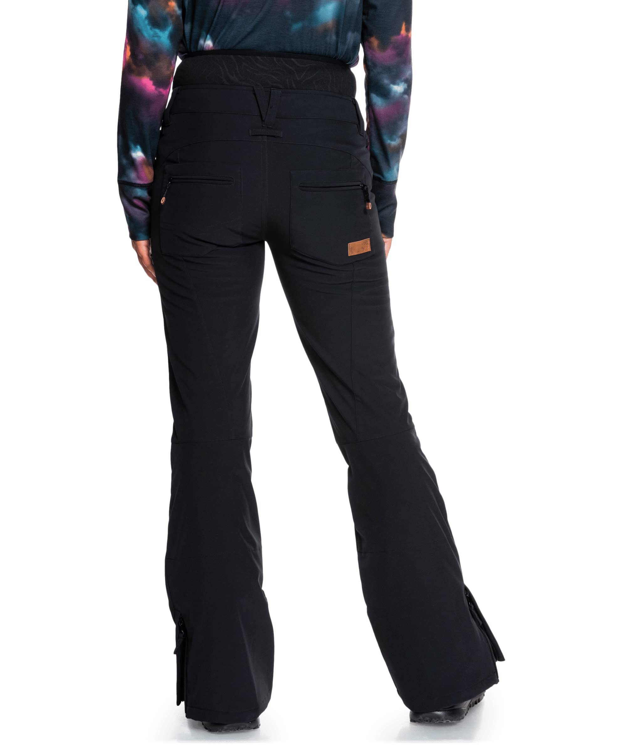 Roxy Women's Rising High Snow Pants - Waterproof Insulated Ski Pants for Winter Sports & Outdoor Activities
