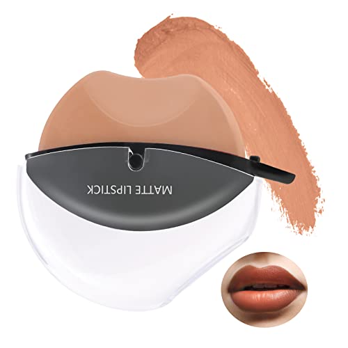 Boobeen Matte Velvet Lipstick - Long Lasting, Non-Stick Cup Lip Gloss for Women | Smudge Proof Lip Makeup with Hydrating Formula | Perfect for Daily Wear, Parties & Special Occasions (Shade C-01)